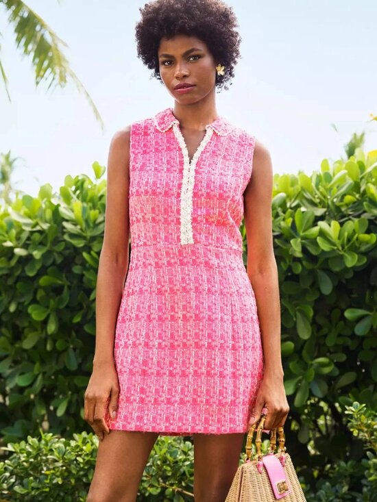 Lilly Pulitzer Dresses & Skirts - NEW Cherry Blossom Pink LILLY PULITZER Twila Skirted Shift Romper Dress 4 NWT